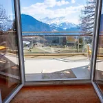 Grand Balcon Panoramique ,vue Alpes ,famille Lejlighed Leysin