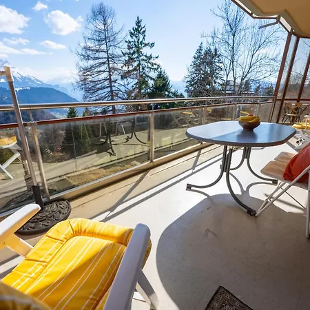 Grand Balcon Panoramique ,vue Alpes ,famille Leysin