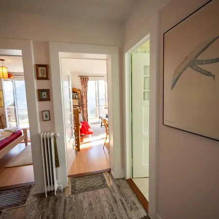 Grand Balcon Panoramique ,vue Alpes ,famille Apartment Leysin