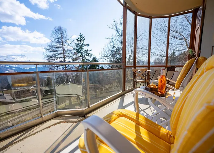 Apartamento Grand Balcon Panoramique ,vue Alpes ,famille Leysin